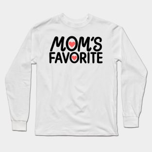 Moms Favorite Long Sleeve T-Shirt